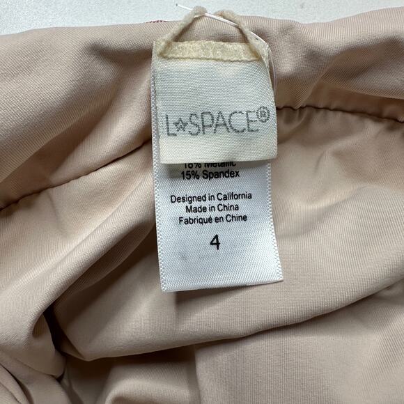 NEW L*Space Phoebe One-Piece One Shoulder Cut Out Swimsuit Orange Women 4 NWOT - Picture 13 of 13